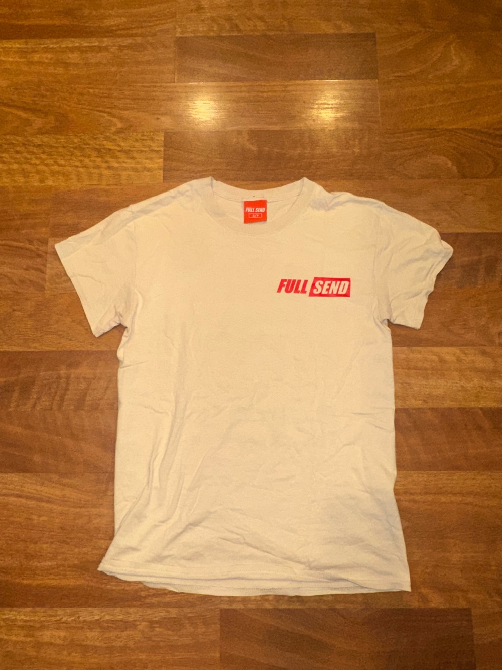 Full Send Nelk Boys Cream Graphic Crewneck T-Shirt
